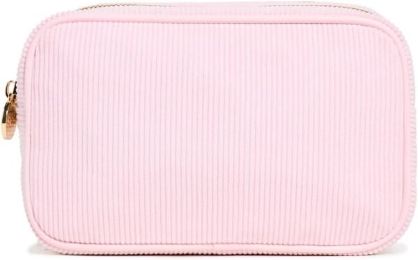 Women's Corduroy Double Zip Pouch