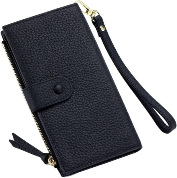 Genuine Leather Long Women s Handbag Wallet Large Capacity Wallet Coin Holder And Wallet