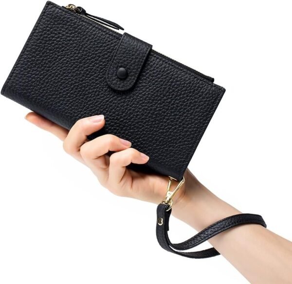 Genuine Leather Long Women s Handbag Wallet Large Capacity Wallet Coin Holder And Wallet