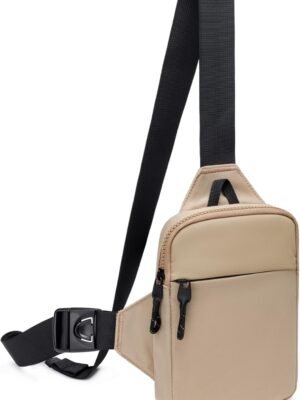 Mini Sling Bag for Women and Men, Small Crossbody Bag Casual Trendy Waterproof Phone Chest Bag for Travel