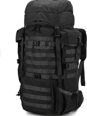 70L Internal Frame Backpack for Hunting,Camping,Hiking Backpacking Backpack with Rain Cover